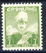 #Greenland 1938. Christian X. Michel 3. MNH(**) - Nuovi