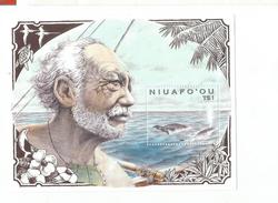 1990 Tonga  Niuafo'ou Polynesian Whaling Whales Complete Set Of 4 And Souvenir Sheet MNH - Tonga (1970-...)