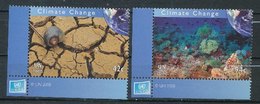 ONU New York 2008  Changement Climatique , Yvert 1084 Et 1088, Michel 1107 Et 1111  MNH - Unused Stamps