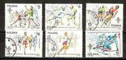 POLAND 1984 OLYMPIC GAMES SARAJEVO AND LOS ANGELES SET USED (20 - 339 = 2017) - Postage Due