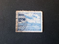 Cecoslovacchia Tschechoslowakei Czechoslovakia 1946 Airmail OVERPRINT - Luchtpost