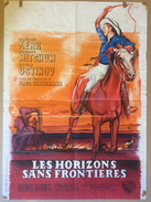 WESTERN Affiche Cinéma Originale Film LES HORIZONS SANS FRONTIERES 1960 "THE SUNDOWNERS" ROBERT MITCHUM  DEBORAH KERR - Affiches & Posters