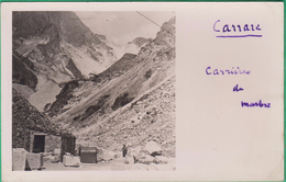 Italie - Carte Photo - Carrare - Carrières De Marbre - 1938 - Carrara