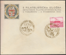 Yugoslavia (Croatia) Varazdin 1940 / 2nd Philatelic Exhibition Of Croatian Philatelic Club - Covers & Documents