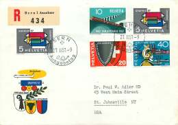 19567 Timbres De Propagande  Zum 328-331  MiNr 637-640   Oblit. Allemande - FDC