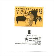Czech Composers, Singers And Actors Voskovec And Werich, S/S MNH - Blocks & Kleinbögen