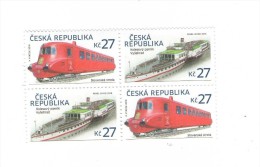 Year 2016 - Train And Paddle-steamer, 2x2 Stamps, MNH - Ungebraucht