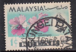 1c Used Kedah, 1965, Malaya, Orchid, Flower, Plant - Kedah