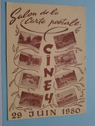 Salon De La CARTE POSTALE Anno 29 Juin 1980 ( Stamp Jean Laffut ) ( Zie Foto Details ) !! - Ciney