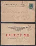 CANADA - ONTARIO - KING LAKE / 1922 ENTIER POSTAL PRIVE (ref LE1113) - Lettres & Documents