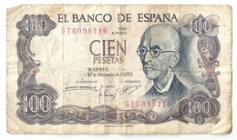 España - Billete 100 Pesetas - 1970 - 100 Pesetas