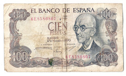 España - Billete 100 Pesetas - 1970 - 100 Peseten