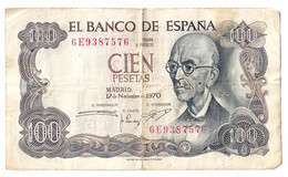 España - Billete 100 Pesetas - 1970 - 100 Pesetas