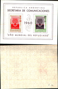 86860)  Argentina- 1960 Foglietto Anno Mondiale Del  Rifugiato MNH - Blocks & Kleinbögen