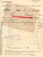 49 -CHACE PRES SAUMUR- FACTURE ETS. LANDAIS CATHELINEAU- LE GRAND SAUMUR- 1928 - 1900 – 1949