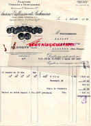 49 - BLAMONT - FACTURE FILATURE TISSAGE TEINTURERIE- ETS. BECHMANN-VEIL-LEON-CAEN- 1933 - 1900 – 1949