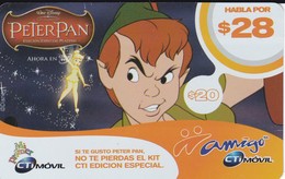 TARJETA DE ARGENTINA DE PETER PAN DE 28$  (DISNEY) - Argentinien