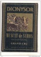 étiquette -  DYONISOR  Muscat De Samos Grand Cru - - White Wines