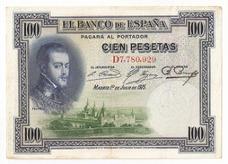 España - 100 Pesetas - 1925 - 100 Pesetas