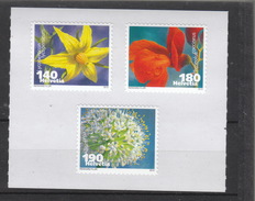 Schweiz  **   2239-2241 Gemüseblüten Folienblatt Postpreis CHF 5,10 - Neufs
