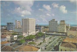 T3330 Fortaleza - Vista Parcial Do Centro - Praça Do Ferreira - Red Machine Timbre Affrancatura Meccanica Rossa 1967 - Fortaleza