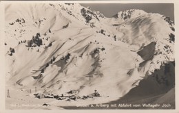 Stuben -Abfahrt Vom Walfagehr Joch-Gasthaus Zum Mondschein Fridolin Walch.Gasthaus-Stempel. - Stuben