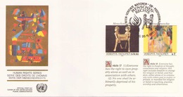 NATIONS UNIES FDC DU 20 NOVEMBRE 1991 VIENNE SERIE DES DROITS DE L HOMME - Covers & Documents