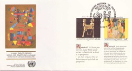 NATIONS UNIES FDC DU 20 NOVEMBRE 1991 VIENNE SERIE DES DROITS DE L HOMME - Lettres & Documents