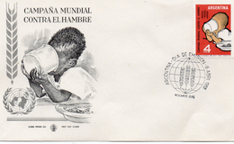 Argentine 1963 Fdc Campagne Mondiale Contre La Faim Cachet Rosario (01163) - Contre La Faim
