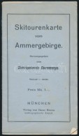 Skitourenkarte Vom Ammergebirge, 1:100.000, München, Oscar Brunnm, A Térkép Hátoldala... - Sonstige & Ohne Zuordnung