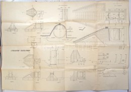 Cca 1920 Óvóhelyek építésére Vonatkozó Terv Típusok.... - Other & Unclassified