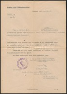 1940-1944 Vegyes Okmány Tétel, 3 Db: 
1940 Katonai Igazolványi Lap, M. Kir. Alsódabasi... - Autres & Non Classés