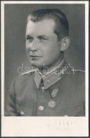 Cca 1940 Kecskemét, Katonatiszt Fotója, Fanto Fotó, Jelzett, 15x9 Cm - Sonstige & Ohne Zuordnung
