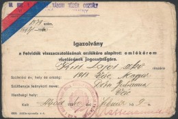 1940 Bp., A M.kir. 1. Honvéd Tábori Tüzér Osztály által Kiadott... - Other & Unclassified