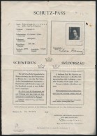 1944 Fényképes Schutzpass Másolata Kellner Ferencné Klopfer Berta (1894-1977)... - Sonstige & Ohne Zuordnung