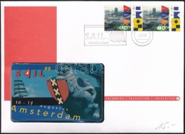 1995 Amsterdam Sail 95 Bontatlan GyÅ±jtÅ‘i Telefonkártya, Bélyegzett Borítékban - Unclassified