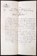 1864 A Budai Német Karl David Pfister (1822-?), A Cs. Kir. Pénzverési- és... - Non Classés