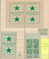 1957 Eszperantó Tokod-Altáró Bányász Blokk + Pár + Bélyegek - Ohne Zuordnung