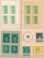 1941-1943 Eszperantó Blokk 3 Db + Bélyegek, KitÅ±zÅ‘ - Ohne Zuordnung