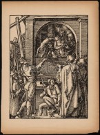 Cca 1900 Dürer-metszet Reprodukciója, Fametszet, Papír, 32,5×24 Cm - Prints & Engravings