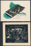 Vadász Endre (1901-1944): 2 Db Alkalmi Kisgrafika, Fametszet, Papír, Jelzettek A Fametszeten,... - Sonstige & Ohne Zuordnung