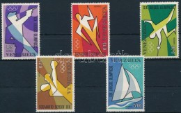 ** 1968 Nyári Olimpia Sor Mi 1747-1751 - Autres & Non Classés