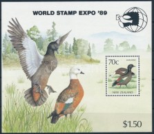 ** 1989 Nemzetközi Bélyegkiállítás STAMP WORLD EXPO '89, Washington Blokk 19 - Autres & Non Classés