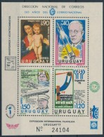 ** 1977 Labdarúgó VB, Rubens, Nobel-díj, Lindbergh Repülés Blokk Mi 34 - Sonstige & Ohne Zuordnung