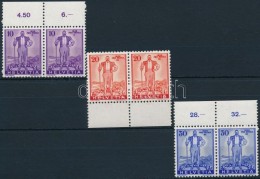 ** 1936 Pro Patria Sor ívszéli Párokban Mi 294-296 - Other & Unclassified