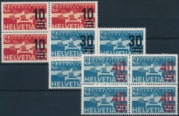 ** 1936 RepülÅ‘posta Sor Négyestömbökben Mi 291-293 - Other & Unclassified