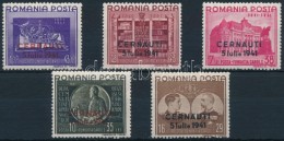 ** 1941 Czernowitz Megszállása 'CERNAUTI' Felülnyomott Sor Mi 691-695 I - Autres & Non Classés