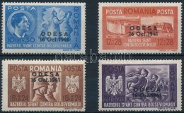 ** 1941 Odessza Elfoglalása Felülnyomott Sor Mi 712-715 - Autres & Non Classés