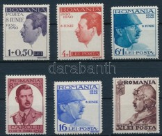 ** 1940 II. Károly Király Sor Mi 625-630 - Sonstige & Ohne Zuordnung