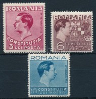 ** 1938 Alkotmány Sor Mi 549-551 - Autres & Non Classés